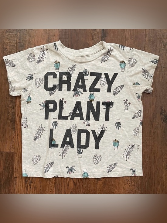 Tops - MAD ENGINE “Crazy Plant Lady” tee shirt, size S